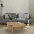 Nilvia Megapap melamine coffee table in sapphire color  Ø85x35cm.