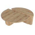 Nilvia Megapap melamine coffee table in sapphire color  Ø85x35cm.