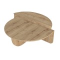Nilvia Megapap melamine coffee table in sapphire color  Ø85x35cm.