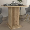Allos Megapap melamine dinner table in sapphire oak color 75x75x77cm.