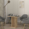 Allos Megapap melamine dinner table in sapphire oak color 75x75x77cm.