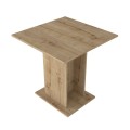 Allos Megapap melamine dinner table in sapphire oak color 75x75x77cm.
