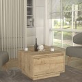 Pura Megapap melamine coffee table in sapphire oak color 60x60x40cm.