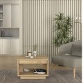 Onda Megapap melamine coffee table in sapphire oak color 60x60x40cm.