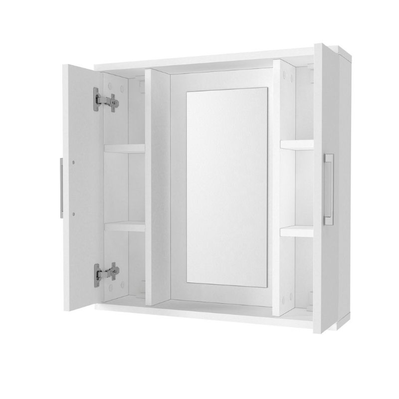 Melamine bathroom mirror Surra Megapap color white 65x15.3x65cm.
