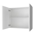 Melamine bathroom mirror Binary Megapap color white 75x17.2x65cm.