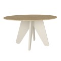 Rota Megapap melamine dining table in rota oak - sandstone color 150x90x75cm.