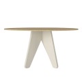 Rota Megapap melamine dining table in rota oak - sandstone color 150x90x75cm.