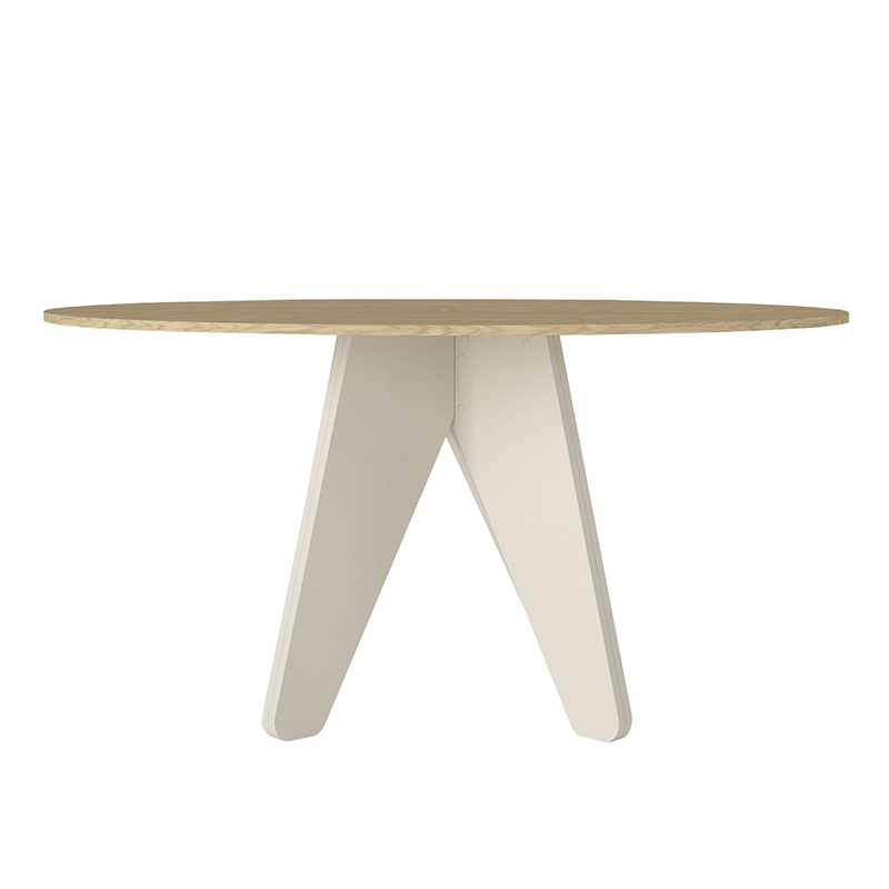Rota Megapap melamine dining table in rota oak - sandstone color 150x90x75cm.