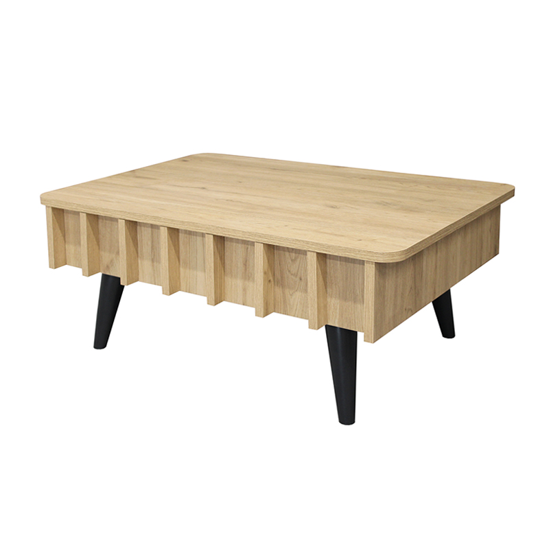 Gemma Megapap melamine coffee table in sepet oak color 90x59.6x36.8cm.
