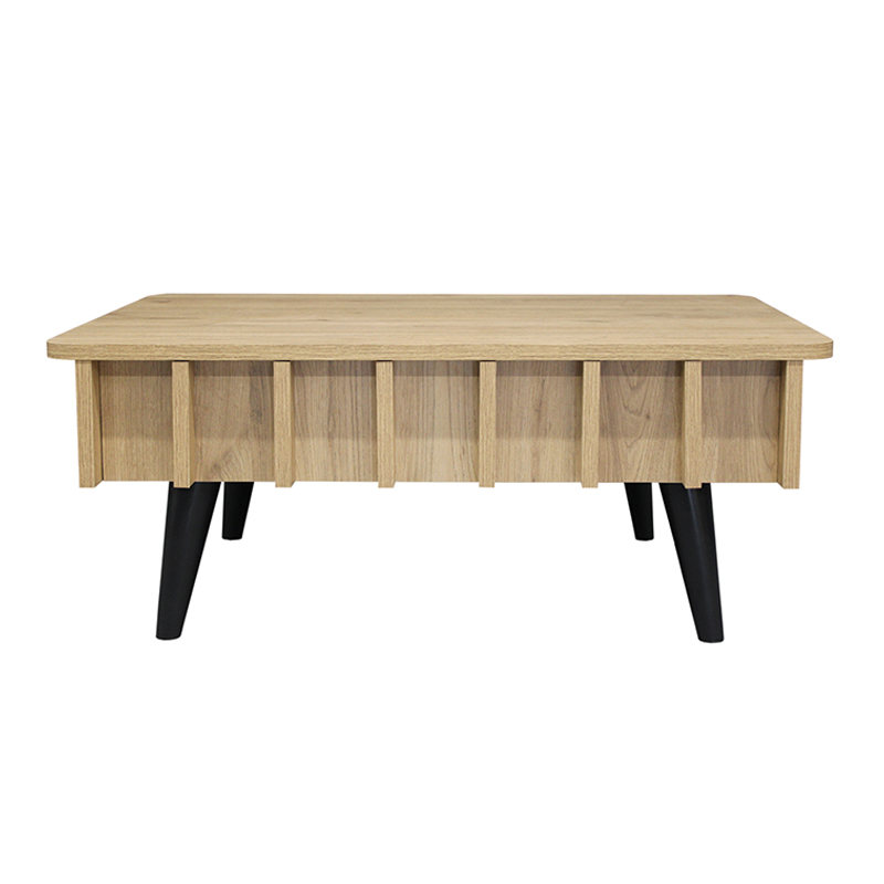 Gemma Megapap melamine coffee table in sepet oak color 90x59.6x36.8cm.