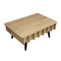 Gemma Megapap melamine coffee table in sepet oak color 90x59.6x36.8cm.