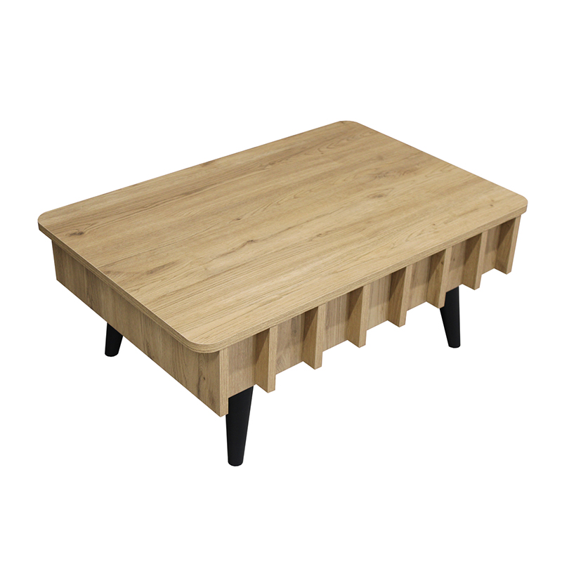 Gemma Megapap melamine coffee table in sepet oak color 90x59.6x36.8cm.