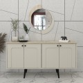 Sevilla Megapap melamine mirror in sandstone - travertine color 59.2x2.2x69cm.