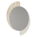 Sevilla Megapap melamine mirror in sandstone - travertine color 59.2x2.2x69cm.