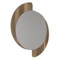 Sevilla Megapap melamine mirror in walnut color 59.2x2.2x69cm.
