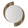 Sevilla Megapap melamine mirror in walnut color 59.2x2.2x69cm.