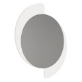 Sevilla Megapap melamine mirror in white color 59.2x2.2x69cm.