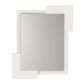 Selinos Megapap melamine mirror in white color 65x2.2x85cm.