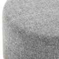 Liza Megapap fabric stool in grey color 40x40x42cm.