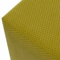 Ranma Megapap fabric stool in olive color 40x40x40cm.