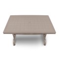 Callan Megapap polypropylene table in cappuccino color 120x70x73cm.