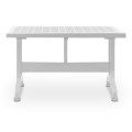 Callan Megapap polypropylene table in white color 140x80x73cm.
