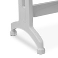 Callan Megapap polypropylene table in white color 140x80x73cm.