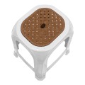 Desia Megapap polypropylene stool in white color 35x35x45cm.