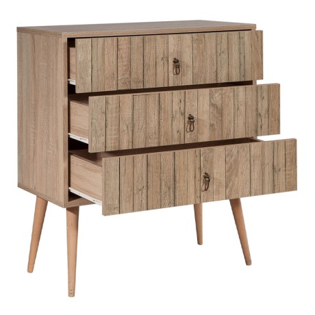 Συρταρτιέρα Soho Megapap χρώμα sonoma 80x40x90εκ.