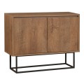 Amedeo Megapap melamine buffet in walnut color 90x36x72cm.