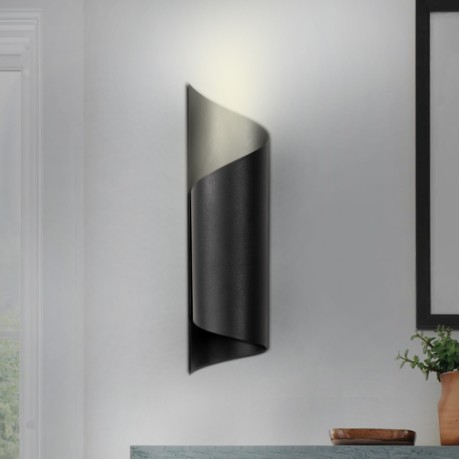 Sivani Megapap E27 metal in black color Φ10x35cm.