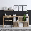 Blake Megapap melamine working desk in oak color 145x45x74cm.