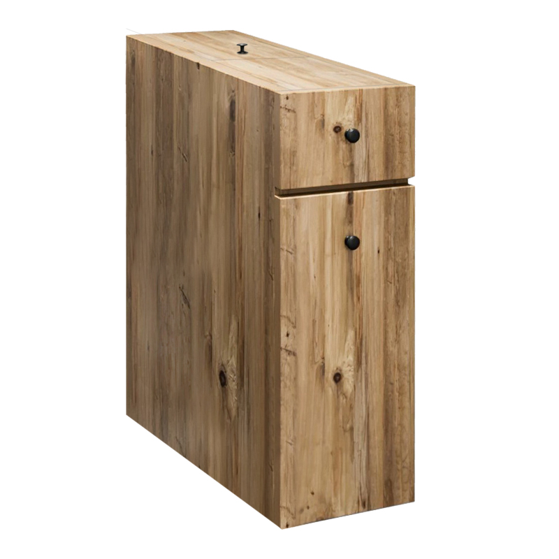 Calencia Megapap melamine bathroom cabinet in oak color 20x60x55cm.