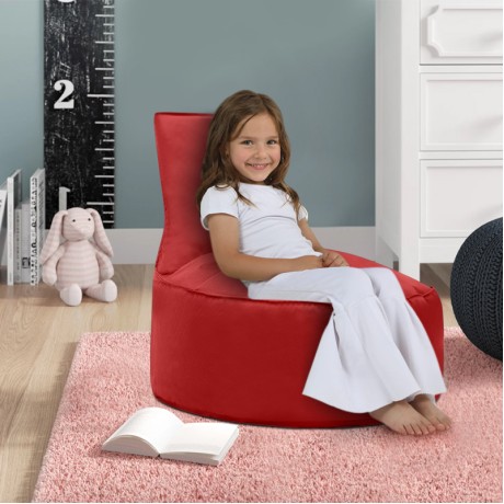 Bingo Megapap kids garden bean bag 100% waterproof in red color