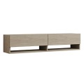 Arges Megapap melamine wall TV furniture in travertine color 140x29.6x30cm.