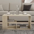 Rodom Megapap melamine coffee table in travertine color 80x50x40cm.