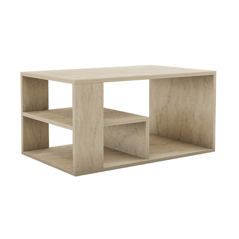 Rodom Megapap melamine coffee table in travertine color 80x50x40cm.