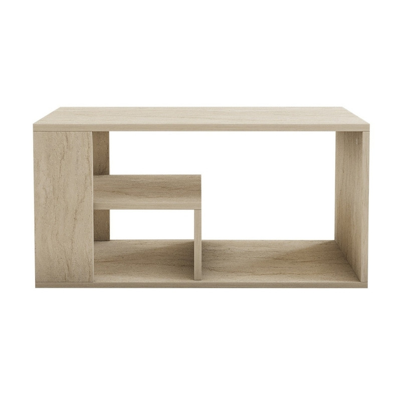 Rodom Megapap melamine coffee table in travertine color 80x50x40cm.