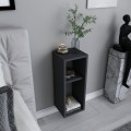 Sault Megapap melamine wall nightstand in anthracite color 23,2x22x59.6cm.