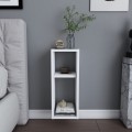 Sault Megapap melamine wall nightstand in white color 23,2x22x59.6cm.
