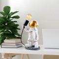 Astronaut Megapap polyester table lamp in white color 20x15x32cm.