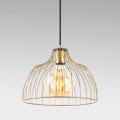 Treiso Megapap  E27 metallic ceiling lamp in gold color Ø28x126cm.