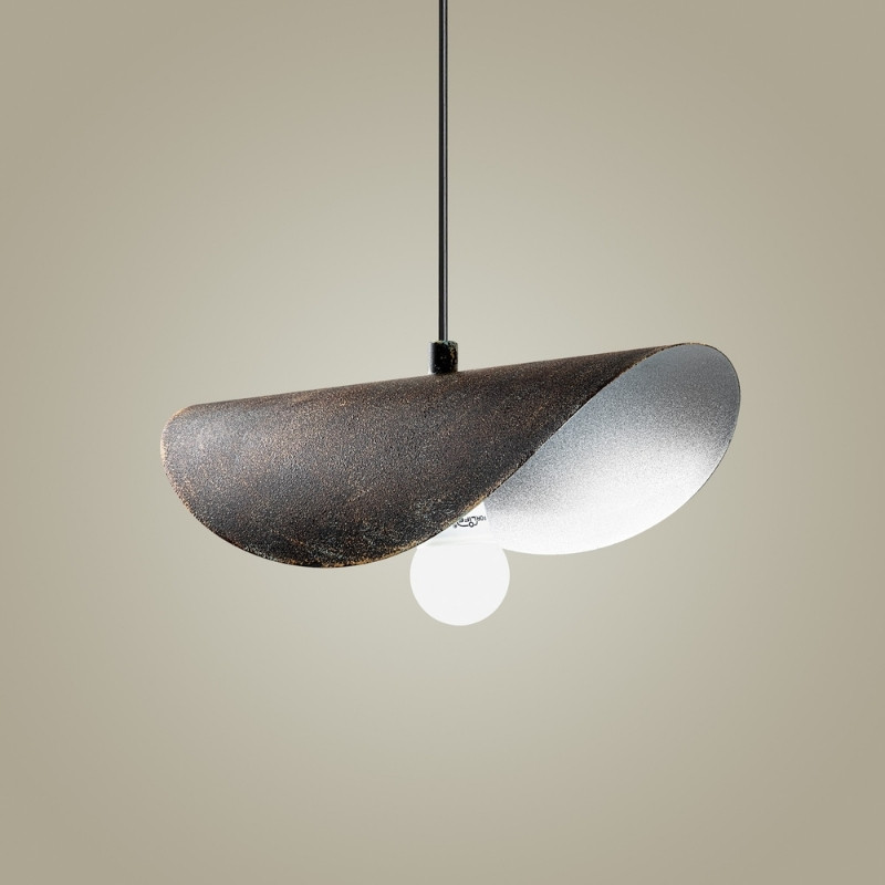 Vinci II Megapap  E27 metallic ceiling lamp in copper vintage color 30x20x106cm.