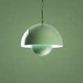 Neptun Megapap  E27 metallic ceiling lamp in green mint color Ø30x70cm.