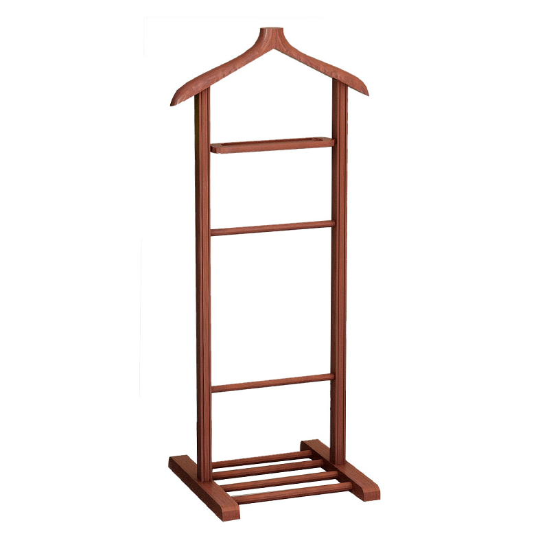 Beta Megapap wooden floor hanger in walnut color 48x35x120cm.