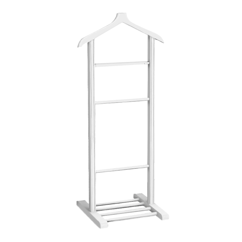 Beta Megapap wooden floor hanger in white color 48x35x120cm.