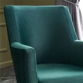 Gonca Megapap velvet armchair in dark green color 71x75x87cm.