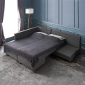 Manama Megapap fabric left corner sofa in antracite color 280x206x85cm.