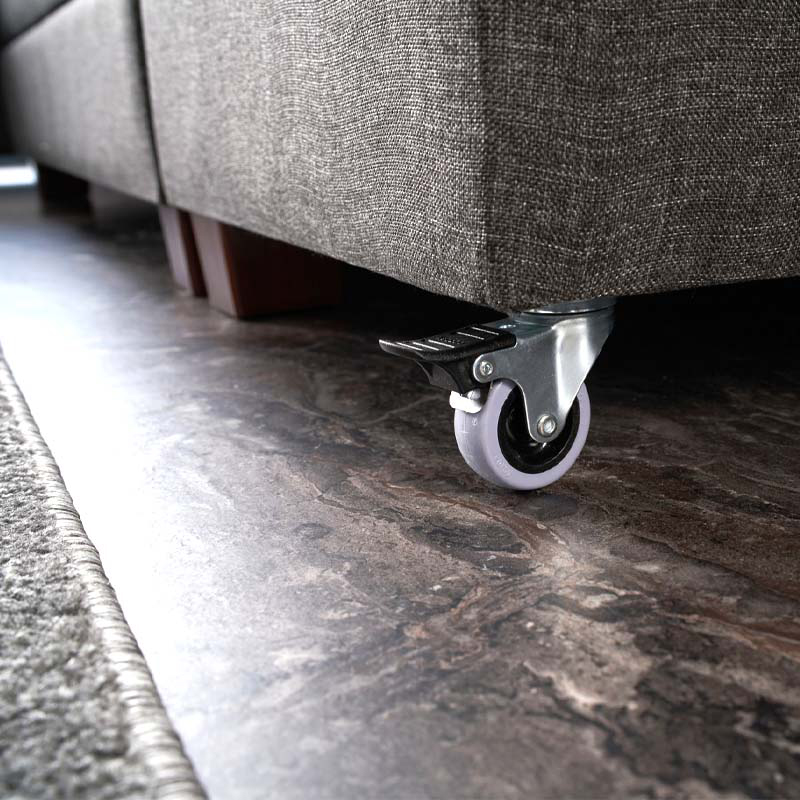 Manama Megapap fabric left corner sofa in antracite color 280x206x85cm.